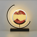 Sand Lamp with Rotating Sand Circle