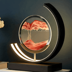 Sand Lamp with Rotating Sand Circle