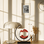 Sand Lamp with Rotating Sand Circle