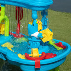 Sand & Water Play Table | BPA-Free Plastic & Multi-Compartment | 15-Piece Set