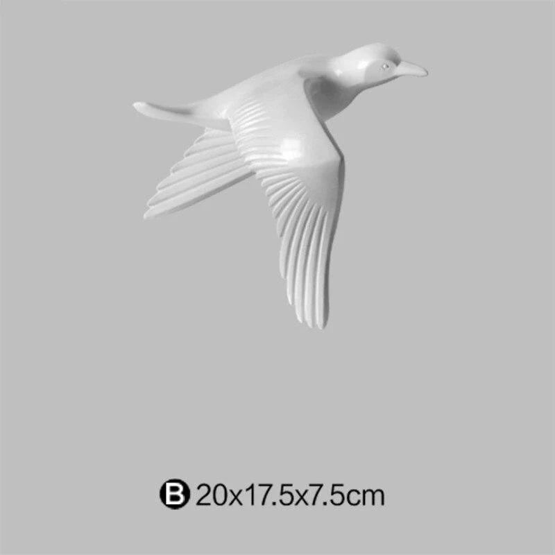 Seagull Wall Decoration | Polyresin Laser-Engraved