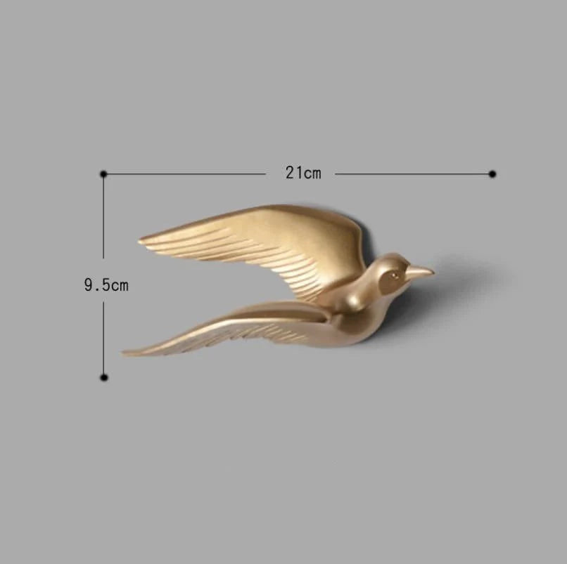 Seagull Wall Decoration | Polyresin Laser-Engraved