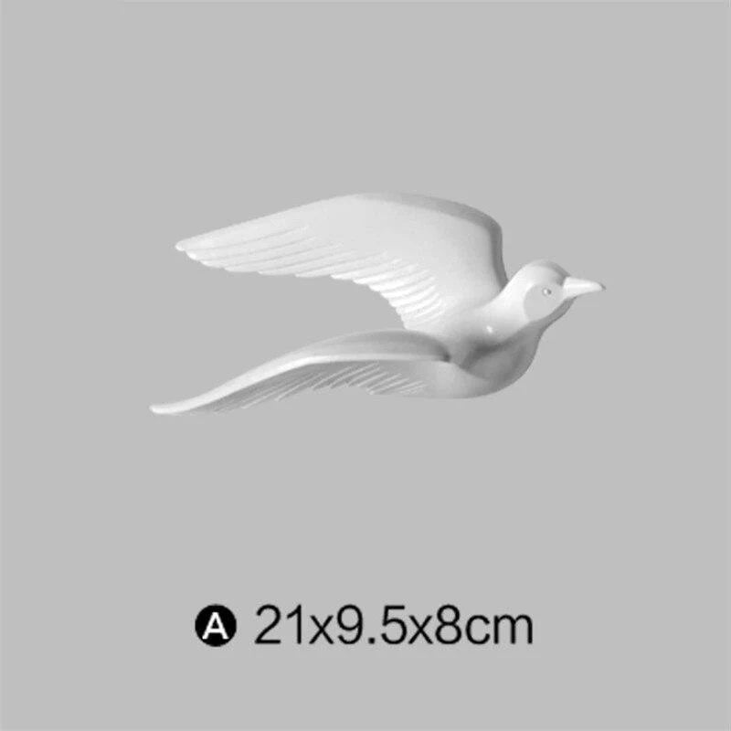 Seagull Wall Decoration | Polyresin Laser-Engraved