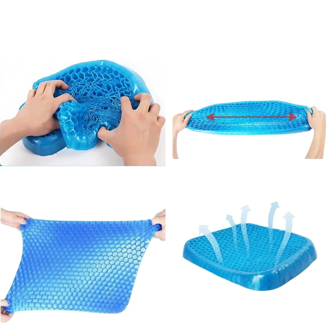 Seat Cushion | Orthopedic Gel Tailbone Support & Pressure Relief