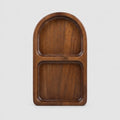 Sectioned Tray | Two-Compartment Solid Acacia | Two Sizes
