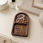 Sectioned Tray | Two-Compartment Solid Acacia | Two Sizes
