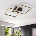 Semi-Flush Ceiling Light | Integrated LED & Diamond Acrylic Diffuser | 14.2 in