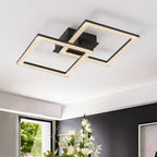 Semi-Flush Ceiling Light | Integrated LED & Diamond Acrylic Diffuser | 14.2 in