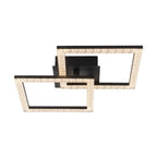 Semi-Flush Ceiling Light | Integrated LED & Diamond Acrylic Diffuser | 14.2 in