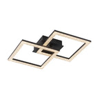 Semi-Flush Ceiling Light | Integrated LED & Diamond Acrylic Diffuser | 14.2 in