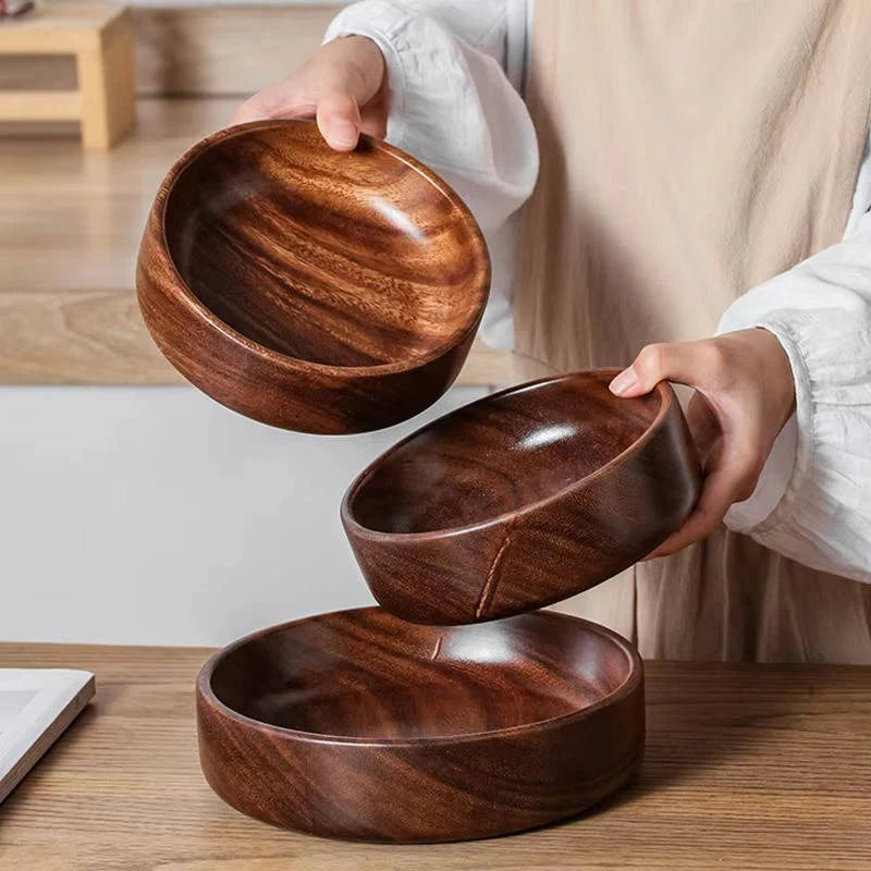 Serving Bowl | Solid Walnut & Food-Grade Finish | Two Sizes