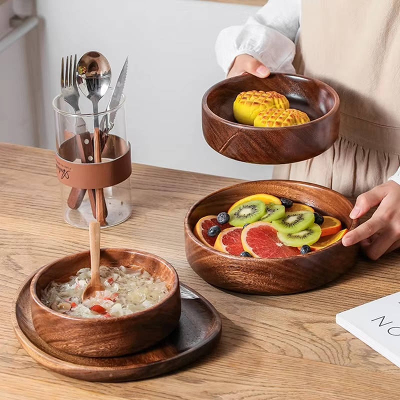 Serving Bowl | Solid Walnut & Food-Grade Finish | Two Sizes