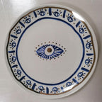 Serving Platter | Hamsa Hand Design & Stoneware | 20.5 cm