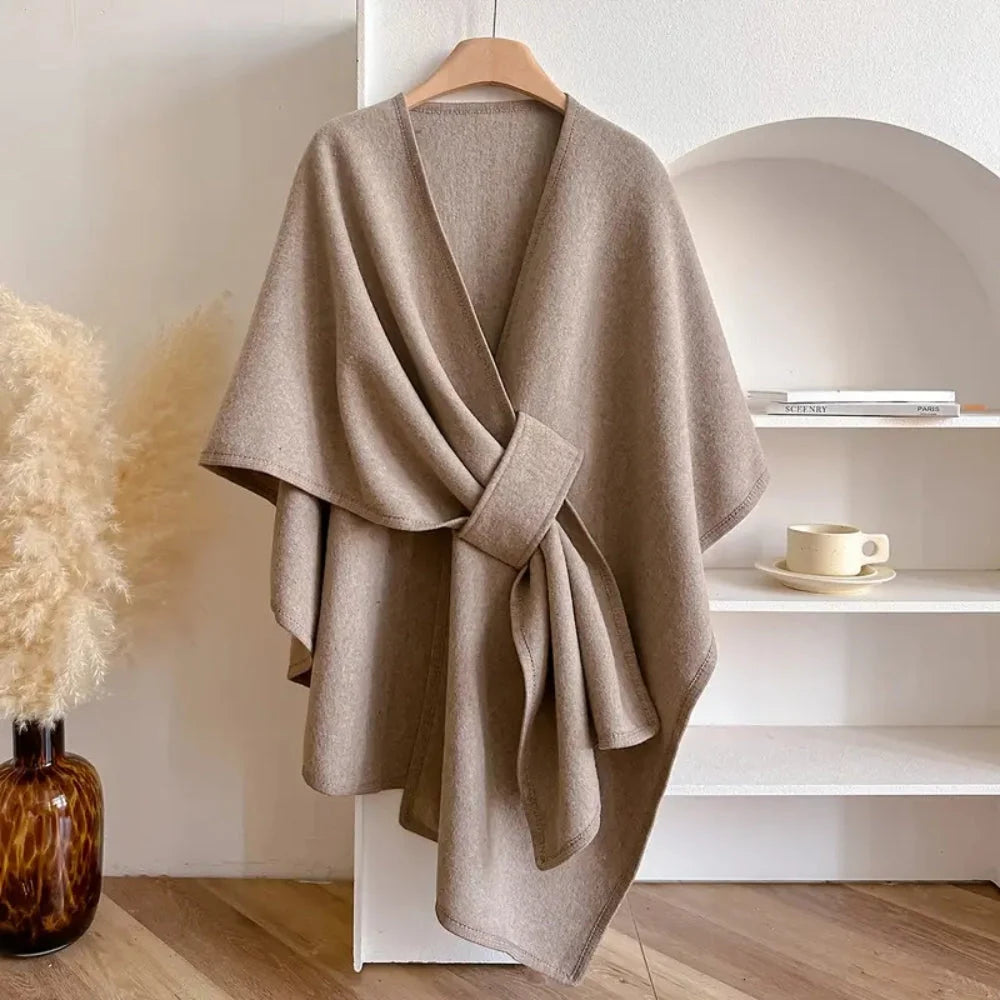 Shawl Coat | Windproof & Lightweight Soft Acrylic