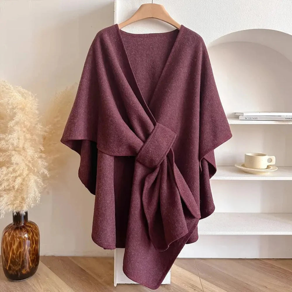 Shawl Coat | Windproof & Lightweight Soft Acrylic