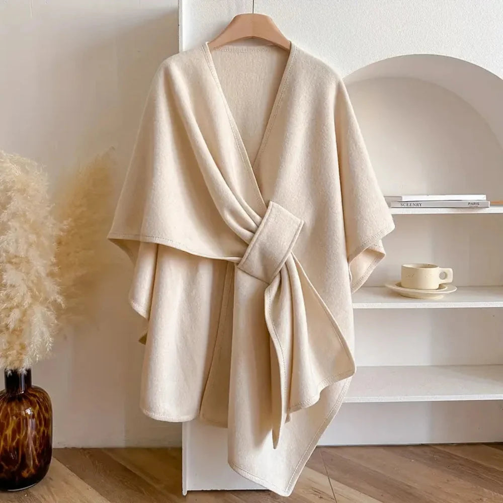Shawl Coat | Windproof & Lightweight Soft Acrylic