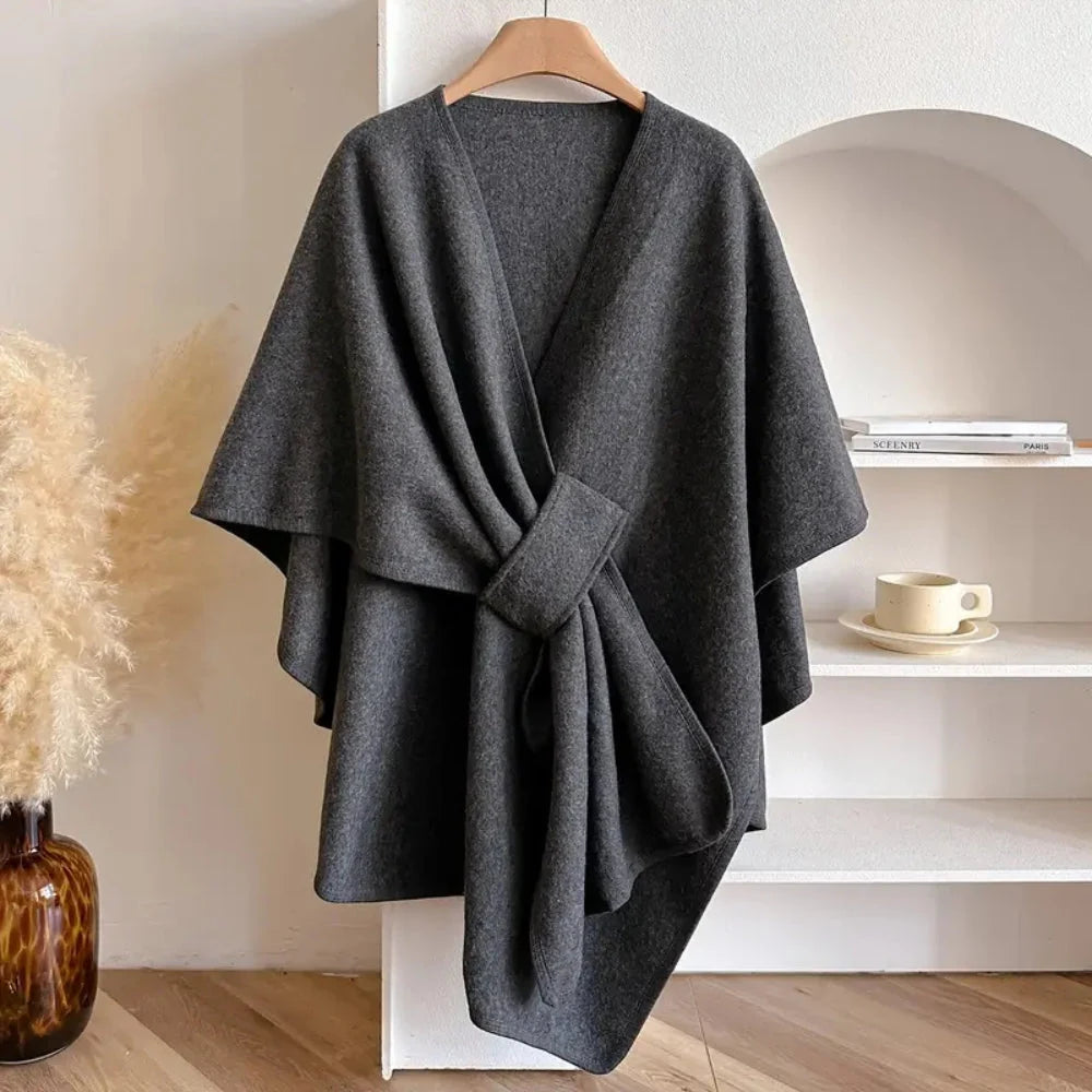 Shawl Coat | Windproof & Lightweight Soft Acrylic
