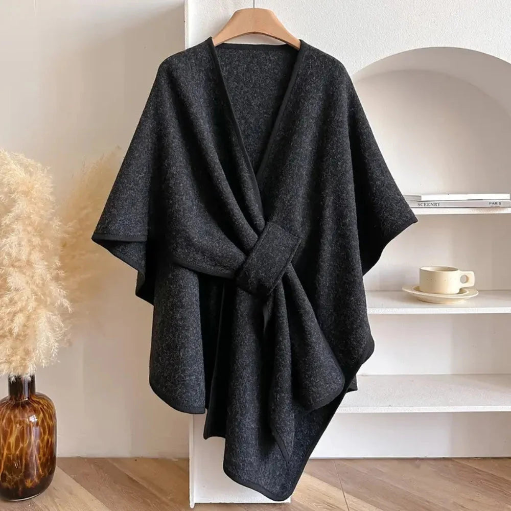 Shawl Coat | Windproof & Lightweight Soft Acrylic