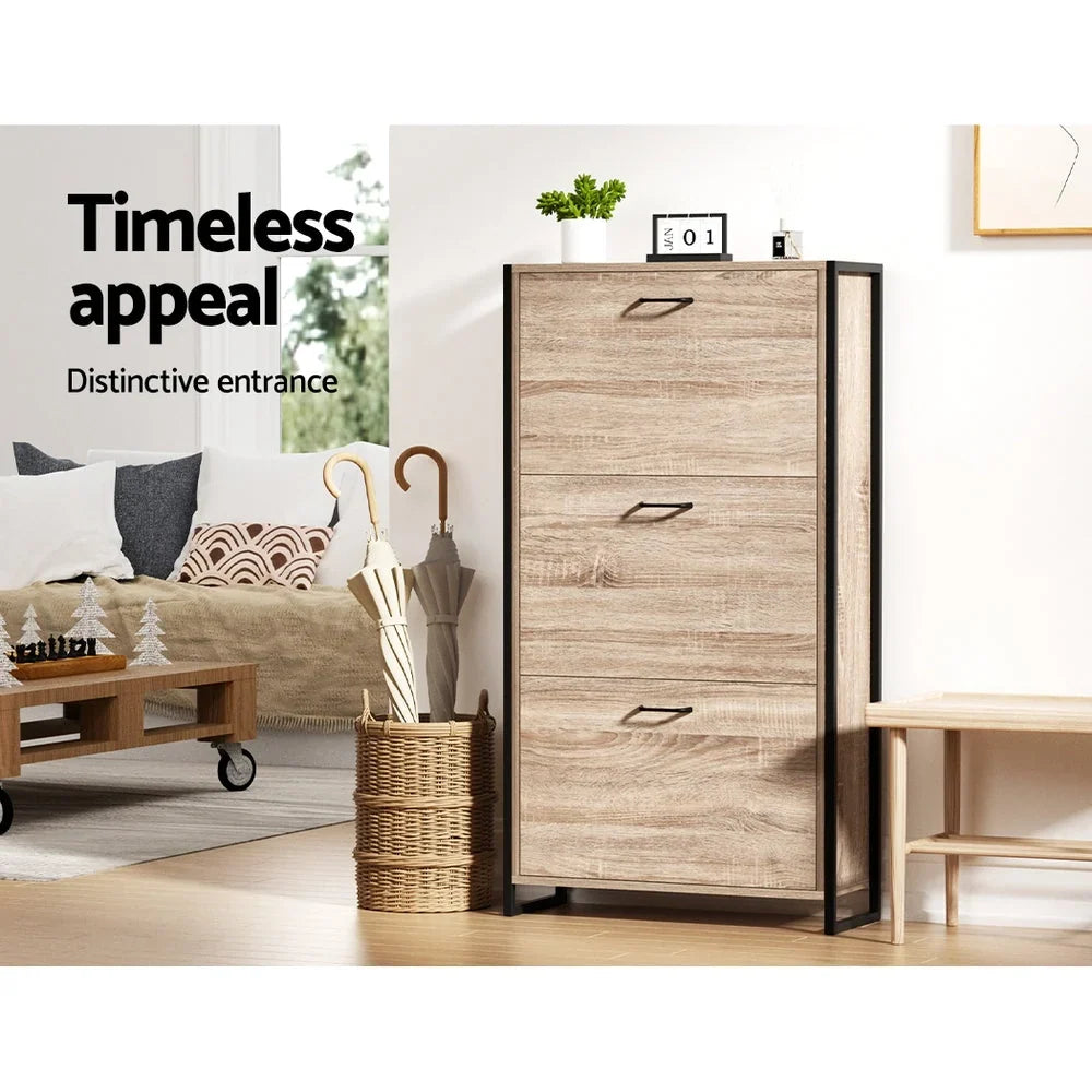 Shoe Cabinet | 24-Pair Capacity & Adjustable Shelves