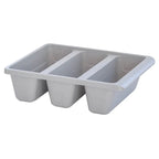 Shoe Organizer | 3-Section Grooved Upright & Space-Saving | 31.5 x 24 x 9 cm