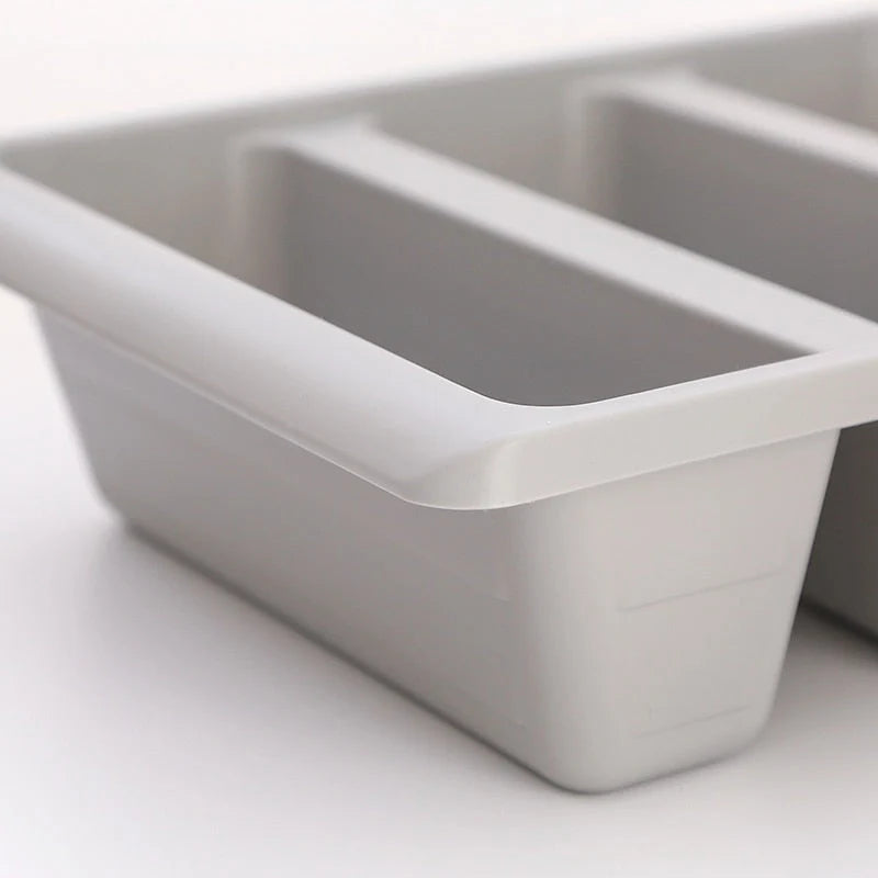 Shoe Organizer | 3-Section Grooved Upright & Space-Saving | 31.5 x 24 x 9 cm