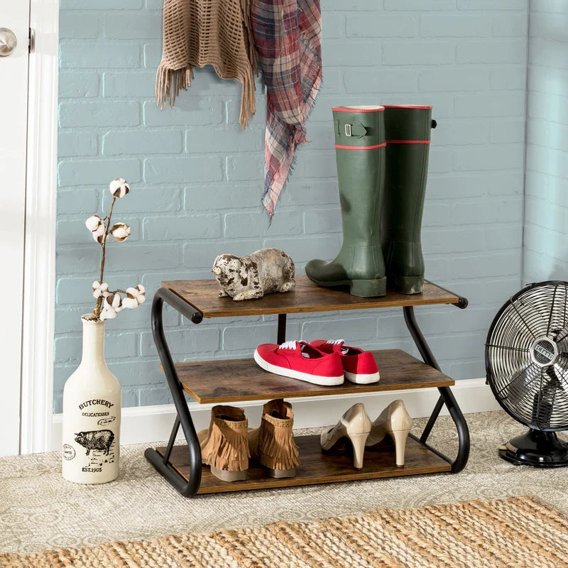 Shoe Rack | Compact Space-Saving & Durable | With Mounting Hardware