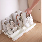 Shoe Storage Box | Upright Groove Design & Eco-Friendly PP | 31.5 x 24 x 9 cm