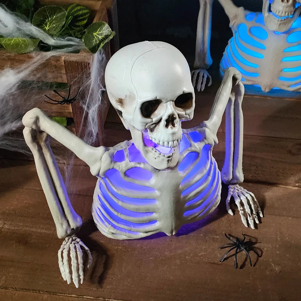 Skeleton Head | Glowing & Battery-Operated