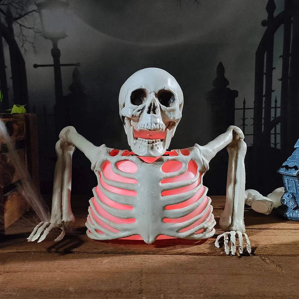 Skeleton Head | Glowing & Battery-Operated