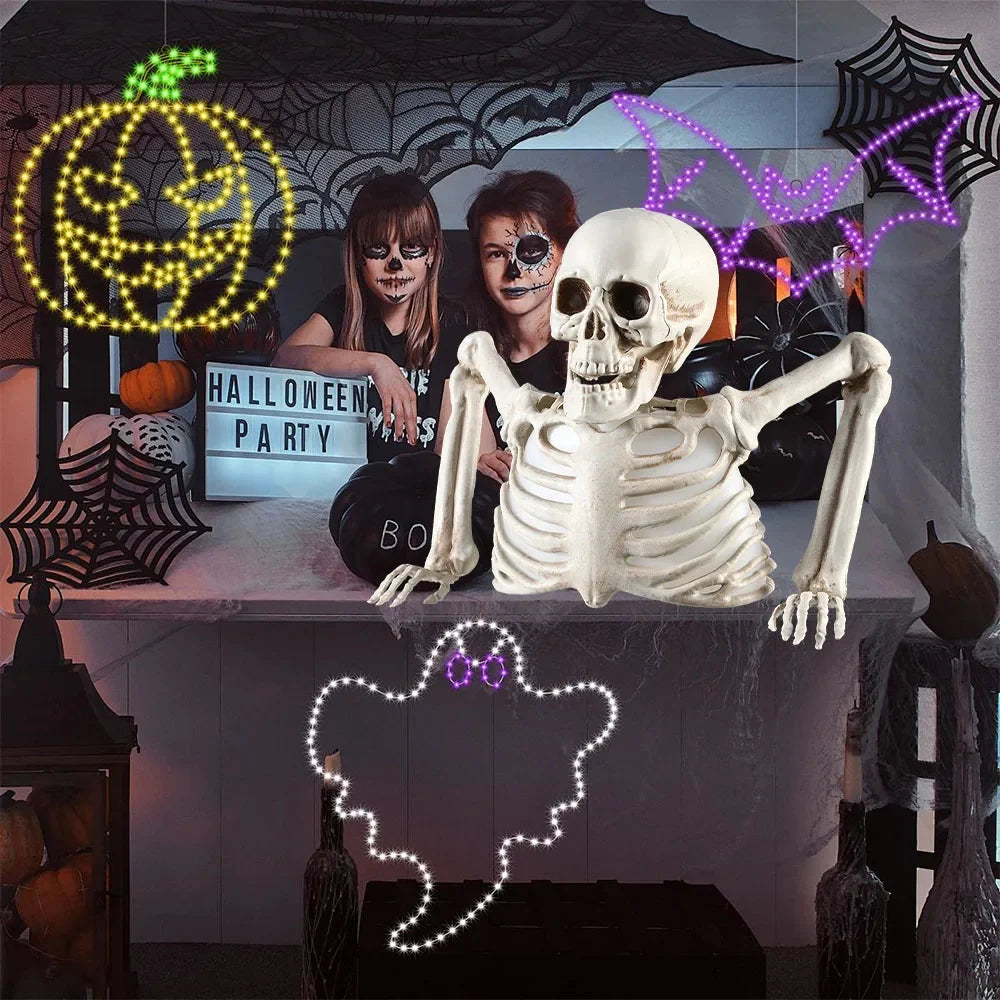 Skeleton Head | Glowing & Battery-Operated