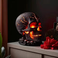 Skull Lamp | Flickering Lava Effect & USB-Powered | 20 cm
