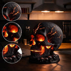 Skull Lamp | Flickering Lava Effect & USB-Powered | 20 cm