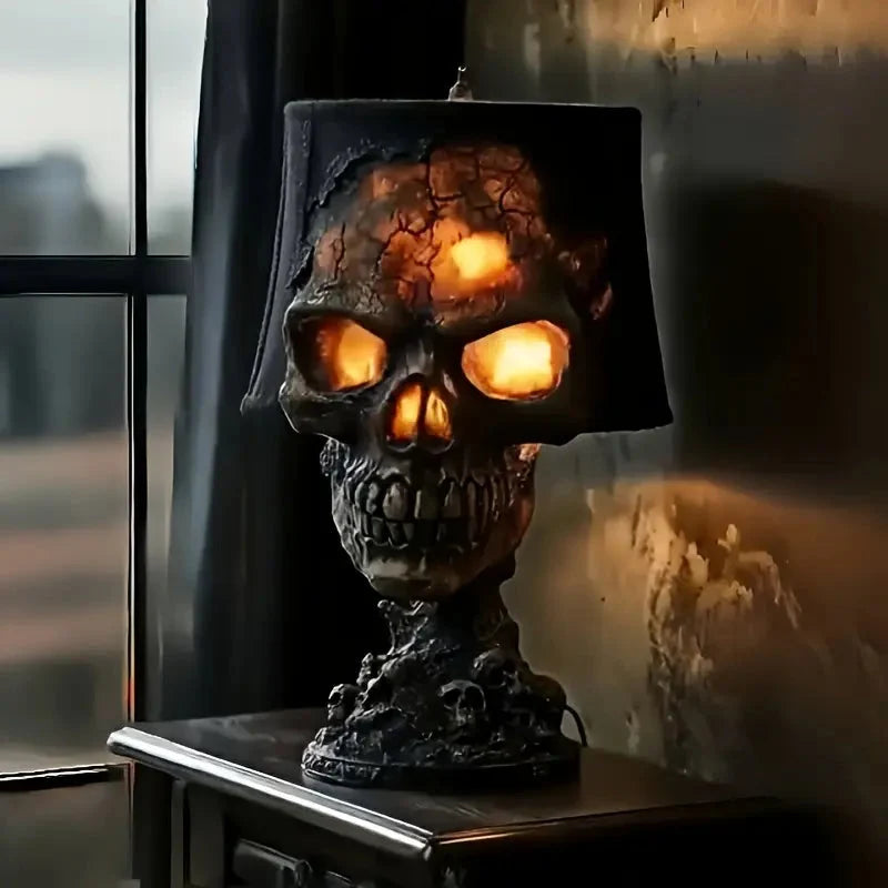 Skull Lamp | Flowing Lava Light Effect | USB Powered
