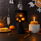 Skull Lamp | Flowing Lava Light Effect | USB Powered
