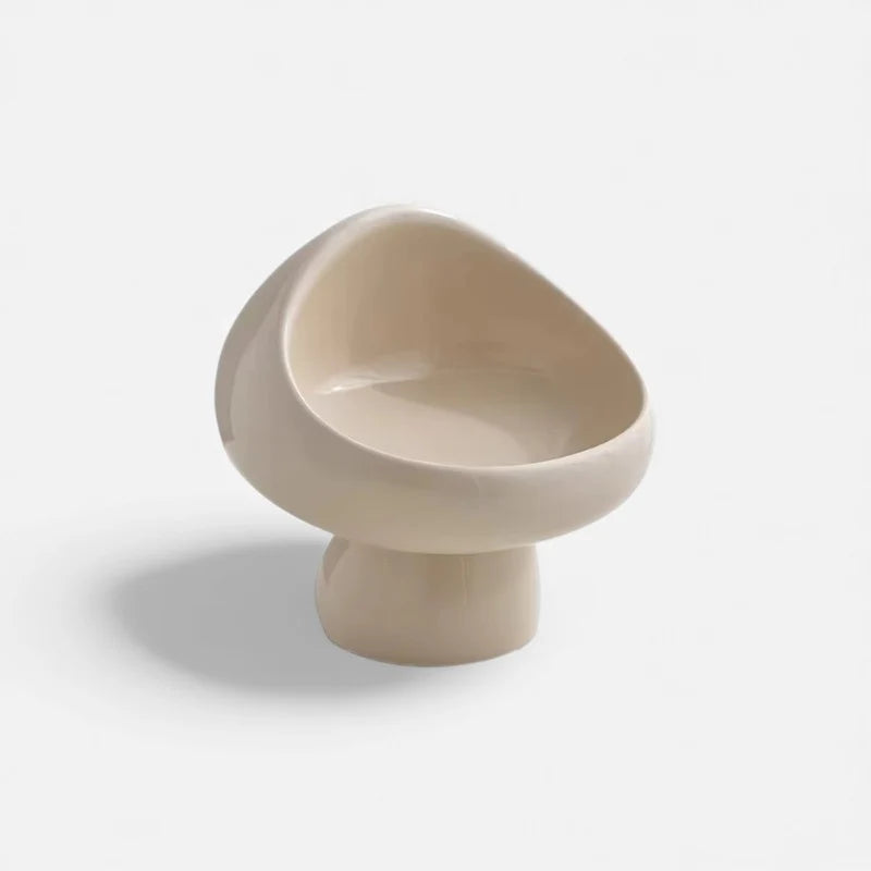 Small Accessory Holder | Mushroom-Inspired Ceramic Open-Top