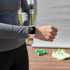 Smartwatch | Large Rectangular Touchscreen & Lightweight Silicone Strap