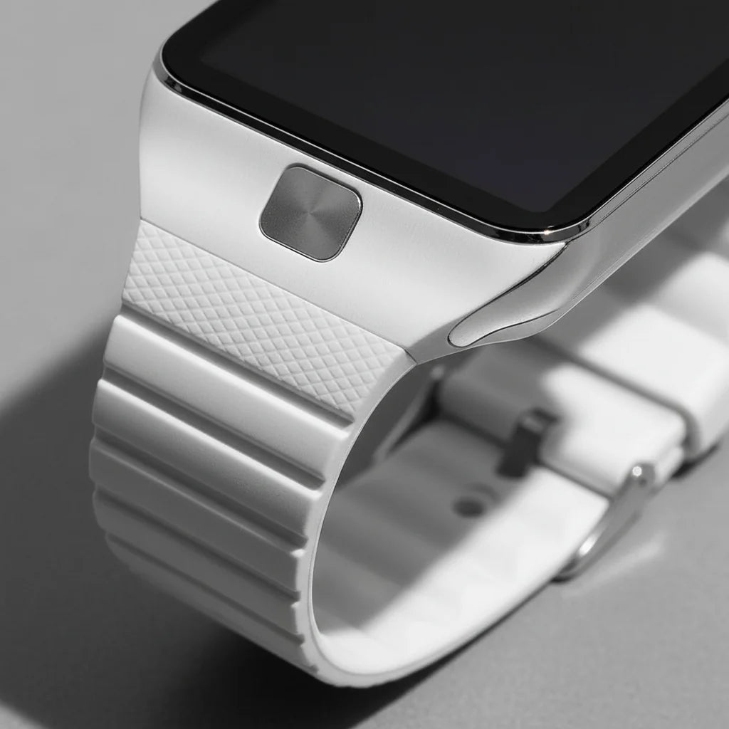 Smartwatch | Large Rectangular Touchscreen & Lightweight Silicone Strap