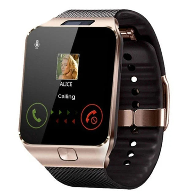 Smartwatch | Large Rectangular Touchscreen & Lightweight Silicone Strap