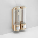 Soap Dispenser | Wall-Mounted Retro Glass | Metal Pump