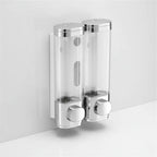 Soap Dispenser | Wall-Mounted Retro Glass | Metal Pump