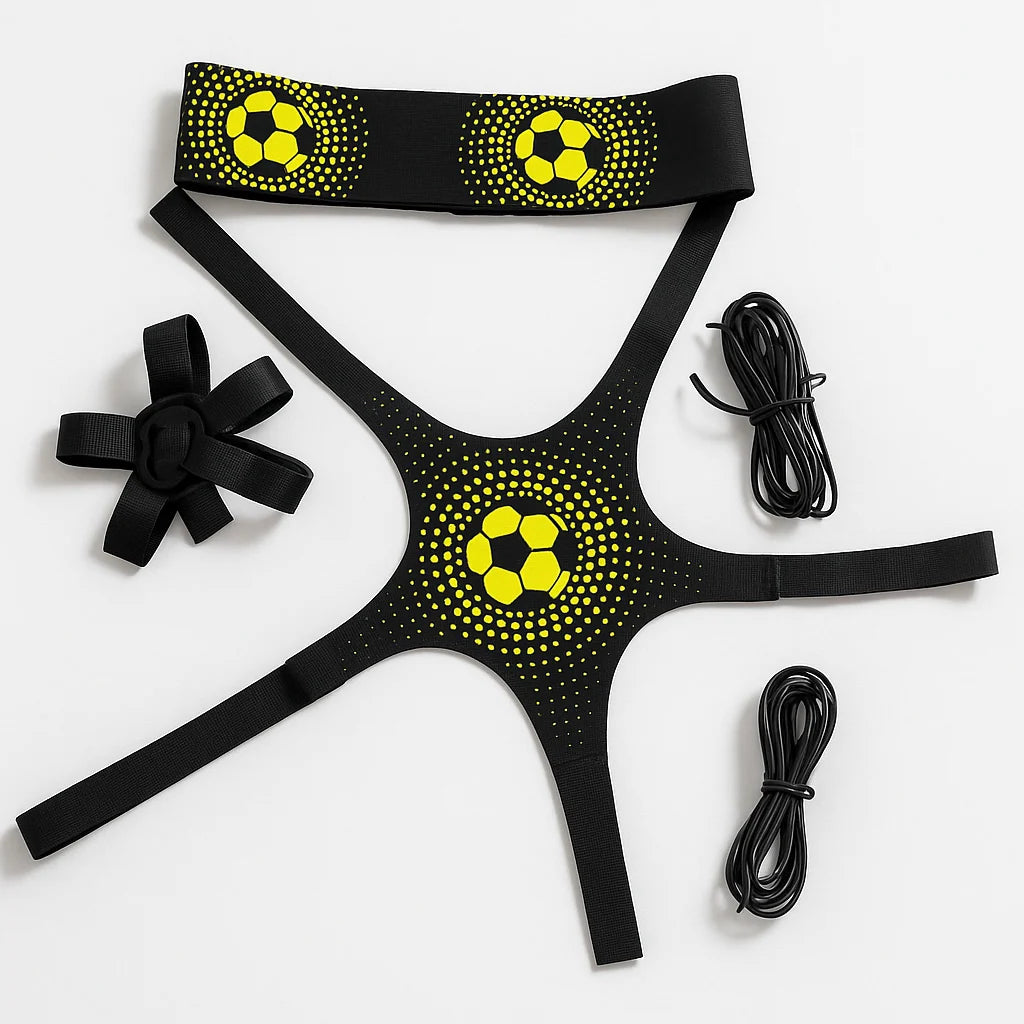 Soccer Rebounder Belt | Elastic Cord Ball Return | Adjustable Fit