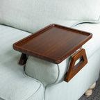 Sofa Armrest Tray | Adjustable Fit & Non-Slip | Fits Up To 35.5 cm