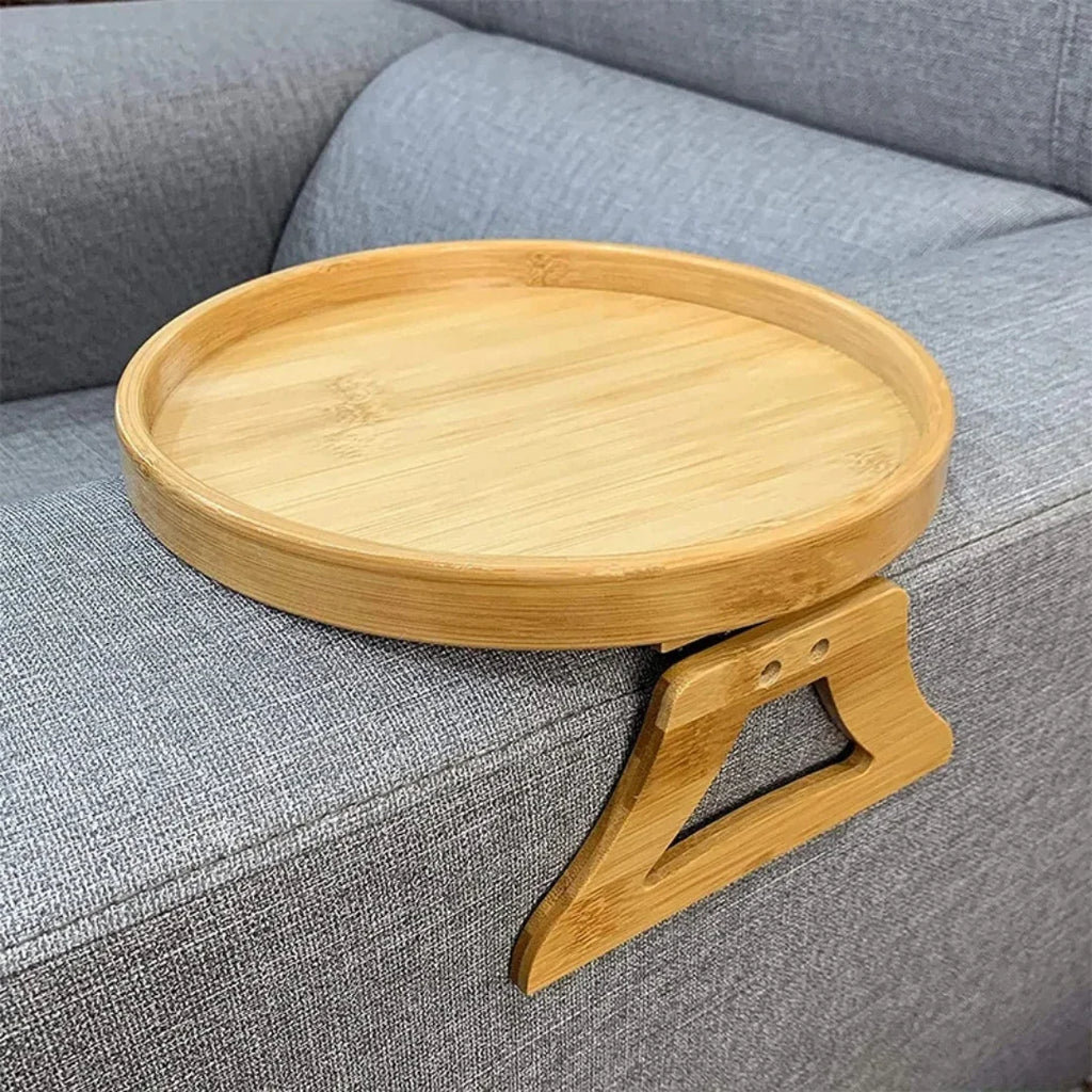 Sofa Armrest Tray | Adjustable Fit & Non-Slip | Fits Up To 35.5 cm