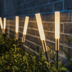 Solar Garden Light | Reed-Shaped & Weatherproof | Set of 6