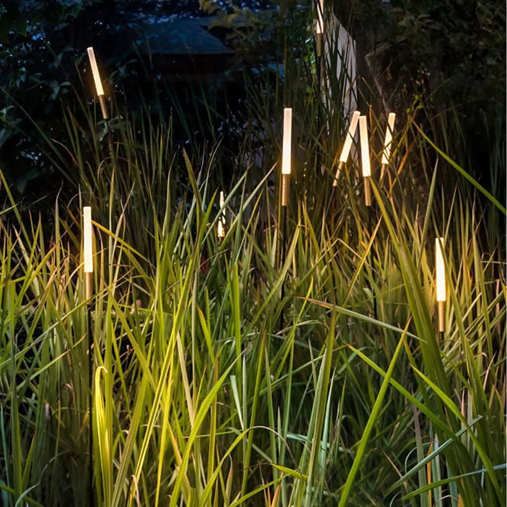 Solar Garden Light | Reed-Shaped & Weatherproof | Set of 6