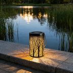 Solar Lantern | Tree Pattern Projection & IP55 Waterproof