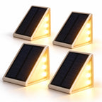 Stair Lights | Solar-Powered & Weather-Resistant | 4/10/20 Pack