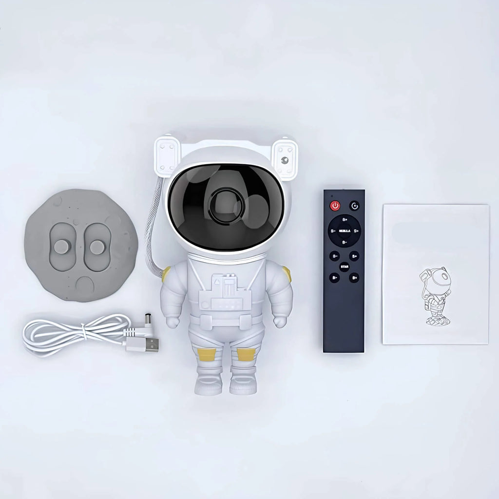 Star Projector Lamp | Astronaut-Shaped 360° Rotating RGB LED