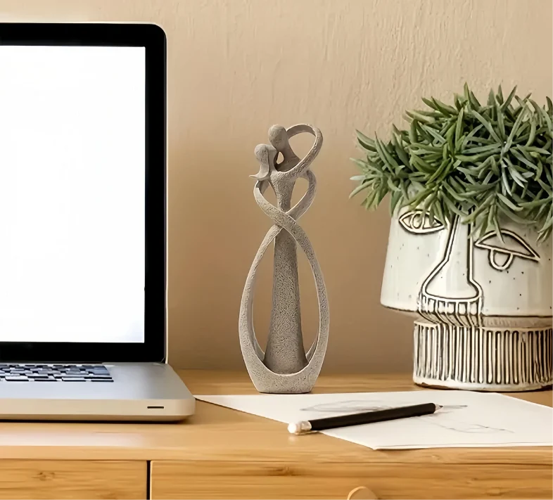 Statue | Abstract & Elegant Design | Sand Color