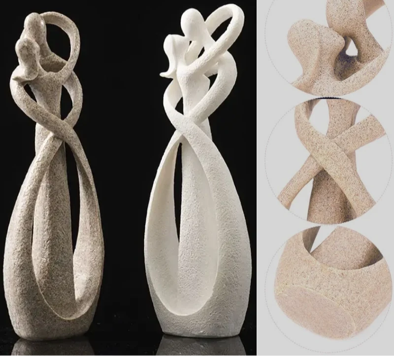 Statue | Abstract & Elegant Design | Sand Color